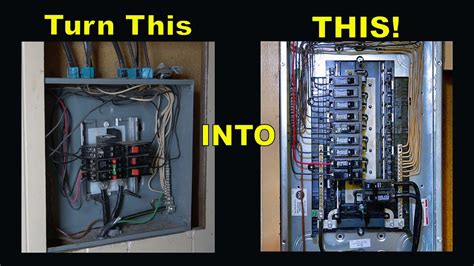 how to change an electrical breaker box|change a breaker residential panel.